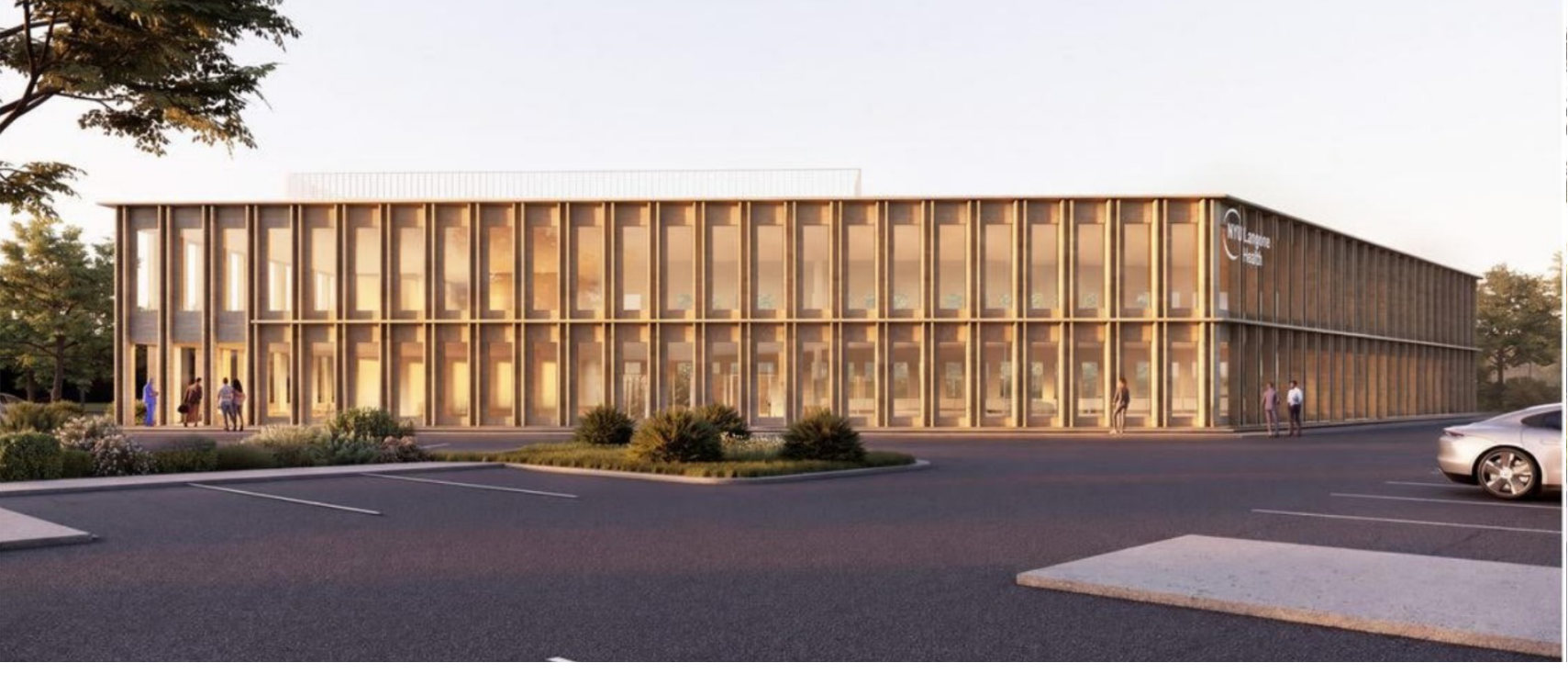 Rendering of the proposed 27,800 SF medical building at Riverhead Medical Campus